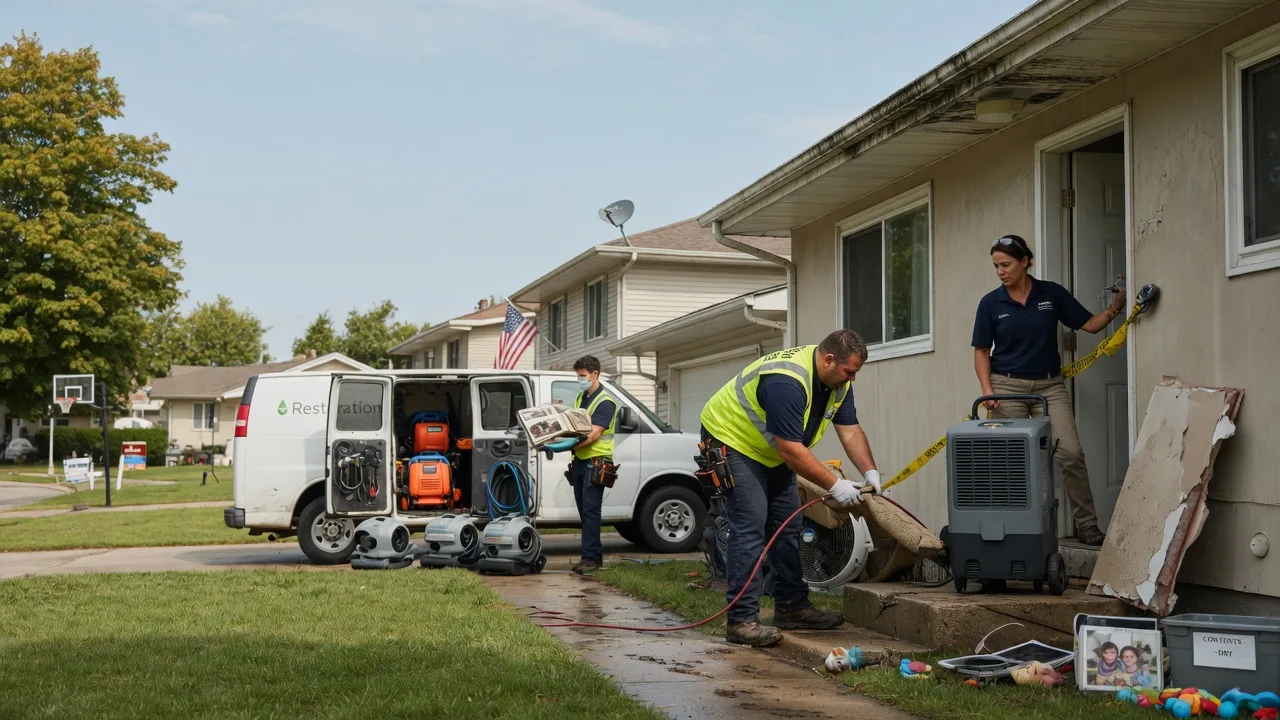Water Damage Restoration in Thayer, IL near me